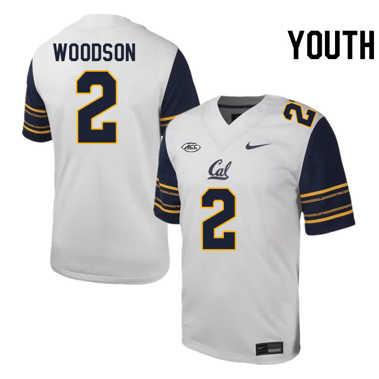 Youth #2 Craig Woodson California Golden Bears ACC Conference College Football Jerseys Stitched Sale